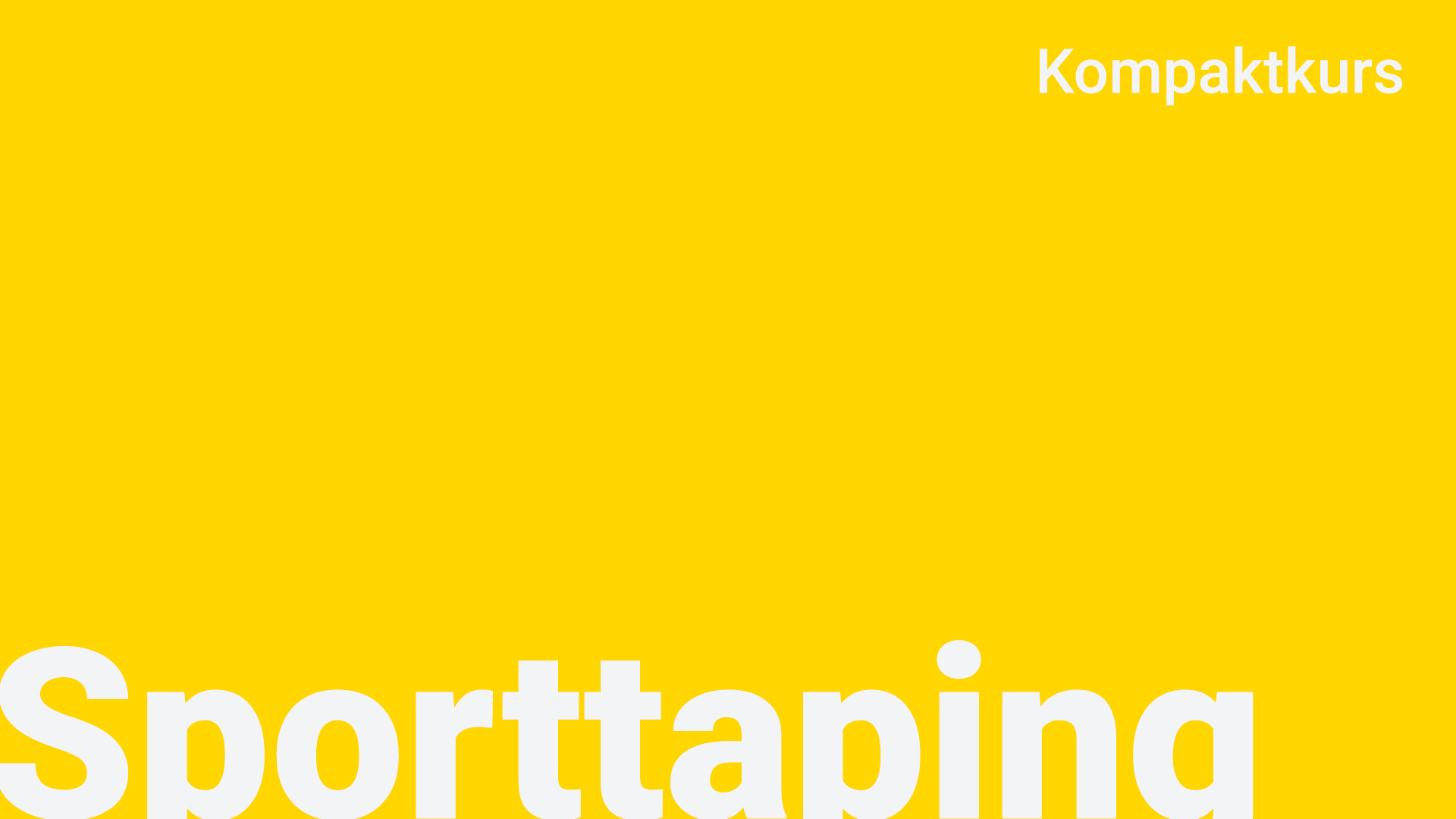 Sporttaping - Schwandorf 1/23